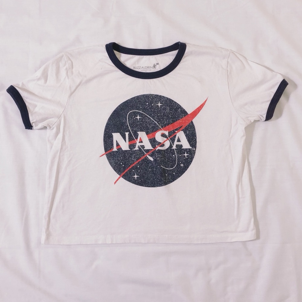Buzz Aldrin Retro-Style “NASA” Crop